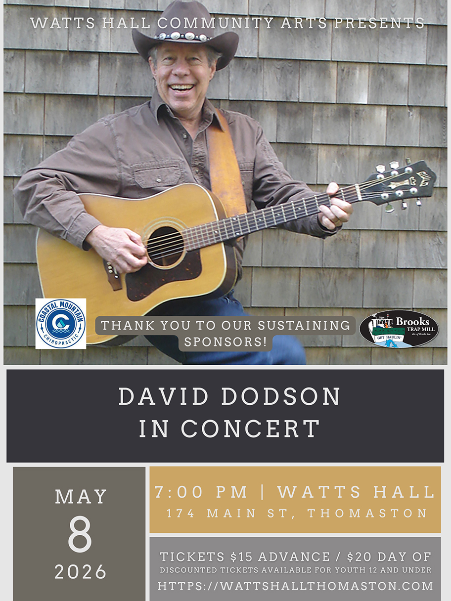 David Dodson in Concert at Watts Hall poster PDF